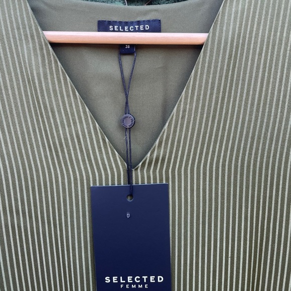 NWT | Selected Femme | Callie Damina Midi Dress | Size US 6 - Picture 10 of 13